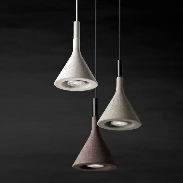 Подвесной светильник Foscarini Aplomb mini grigio 195027R1-25