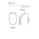 Настенный светильник Axo Light Lik AP LIK XXX NI XX LED