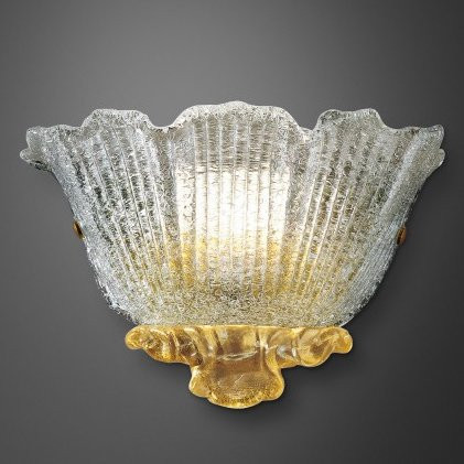 Настенный светильник Italamp 71/AP Transp.-gold/ O