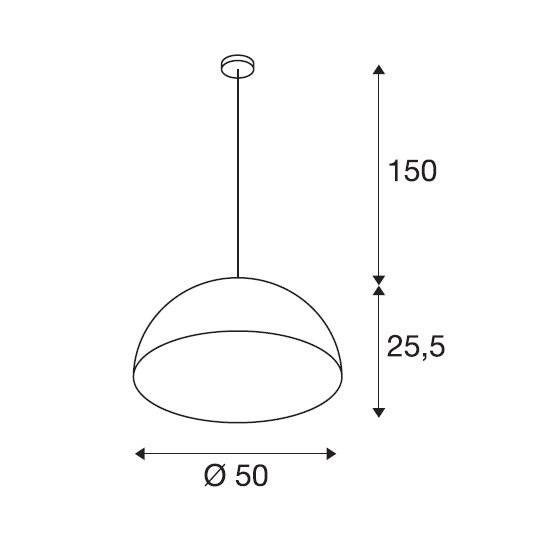 Подвесной светильник SLV Forchini 155530