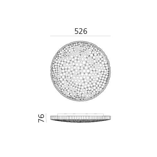Настенно-потолочный светильник Artemide Calipso 0210W10APP
