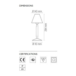 Настольная лампа Flos Miss Sissi F6250042