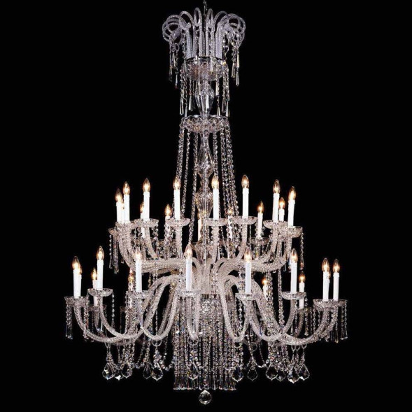 Люстра Beby Group Crystal 7100/16+16 Chrome CUT CRYSTAL