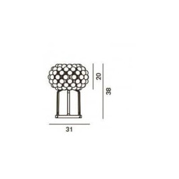 Настольная лампа Foscarini Caboche 138012 52