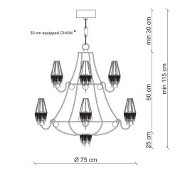 Люстра Patrizia Garganti Burlesque PG112