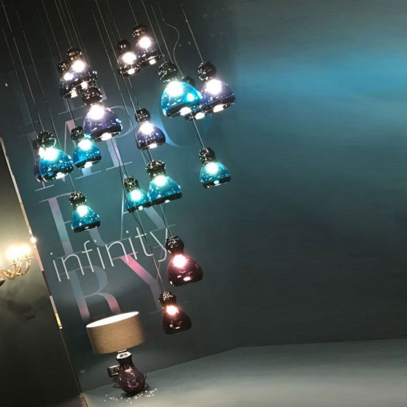 Подвесной светильник Euroluce Infinity PLUS S1 Fucsia