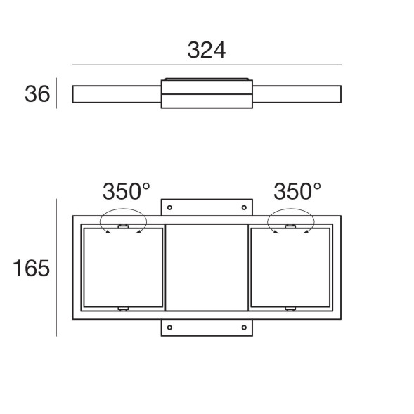 Светильник для струнной системы Linea Light Tablet 8436