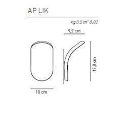Настенный светильник Axo Light Lik AP LIK XXX BC XX LED