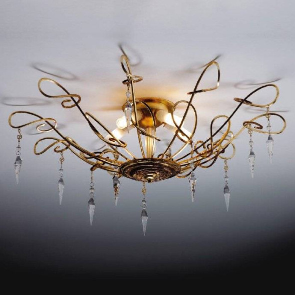 Потолочный светильник Masca Mozart 1874/5PL Oro cannella