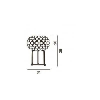 Настольная лампа Foscarini Caboche 138012 16