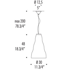 Подвесной светильник Leucos VIVIA S 0003258