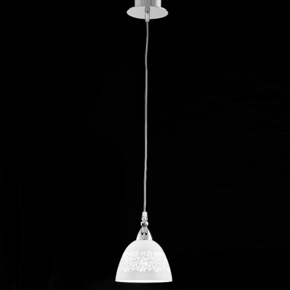 Подвесной светильник Renzo Del Ventisette Shine S 14368/1 Bianco