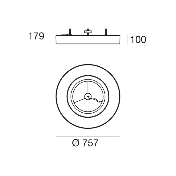 Потолочный светильник Linea Light Saturn 7653