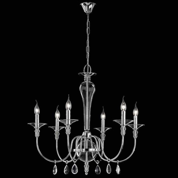 Люстра Renzo Del Ventisette Contemporary L 14019/6 CR DEC. CROMO