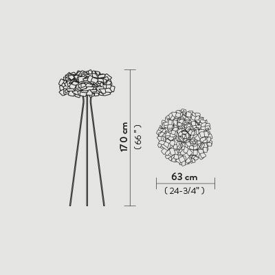 Напольный светильник Slamp Clizia FLOOR FUME CLI78PST0000F_000