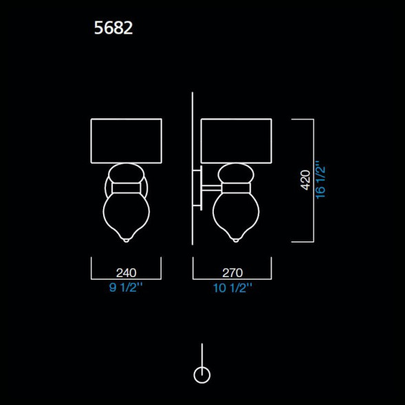 Бра Barovier&amp;Toso Medina 5682/CA/MM