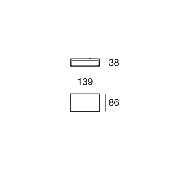 Настенный светильник Linea Light Box 8261