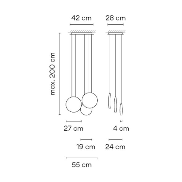 Подвесной светильник Vibia Cosmos 2510 62 /1A