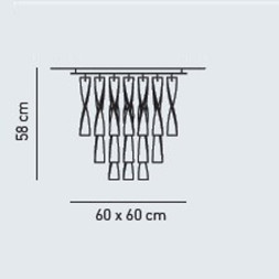 Потолочный светильник Axo Light Aura PL AURA GR CS PLAURAGRCSCRE27
