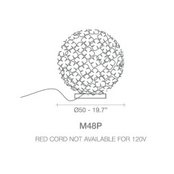Настольная лампа Terzani Orten&#039;zia M48P E7 C8