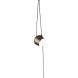 Подвесной светильник Flos AIM Small Cable Plug Anodized brown F0097026