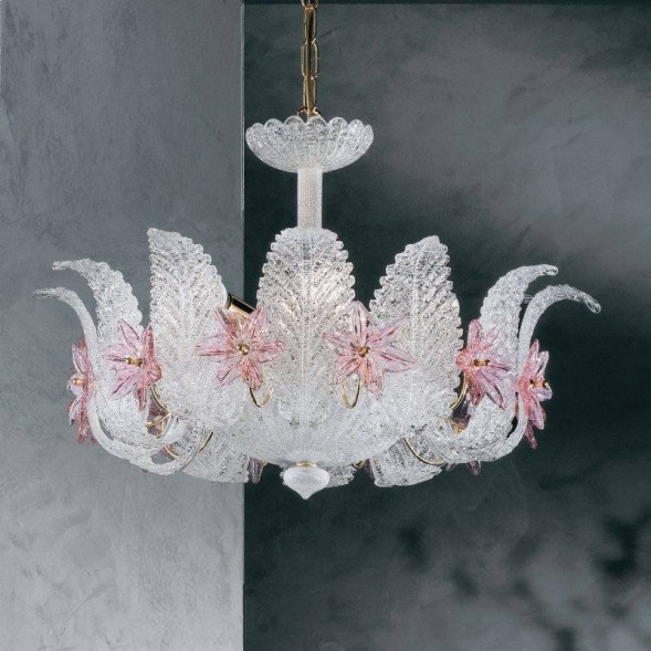 Люстра Vetri Lamp 142/50 Cristallo/Rosa