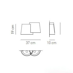 Настенный светильник Axo Light Melting Pot AP MELTIN APMELTINBCXXE27