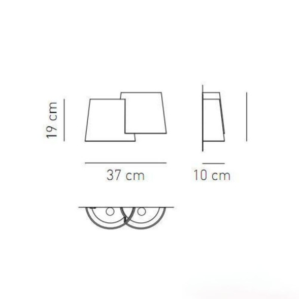 Настенный светильник Axo Light Melting Pot AP MELTIN APMELTINBCXXE27