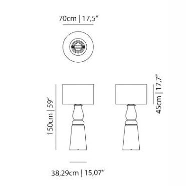 Торшер MOOOI Farooo MOLFAR-S--BW + MOLFAR-S--RW