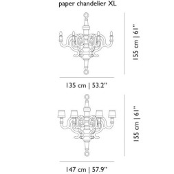 Люстра MOOOI Paper CHANDELIER XL MOLPC-D135W