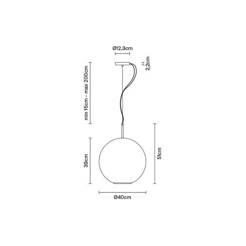 Подвесной светильник Fabbian Beluga Royal D57 A55 12