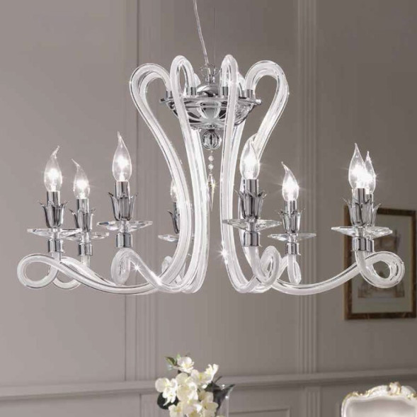 Люстра Renzo Del Ventisette Contemporary L 14305/8 DEC. CROMO SW