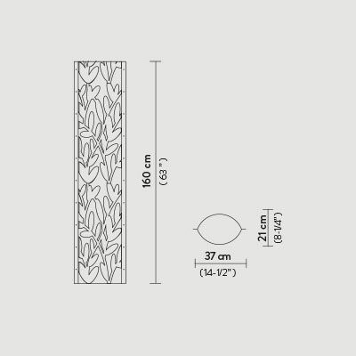 Напольный светильник Slamp Dafne FLOOR TUB14PTU0004__DAF