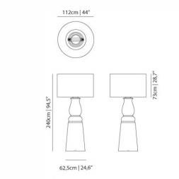 Торшер MOOOI Farooo MOLFAR-L--BW + MOLFAR-L--RW