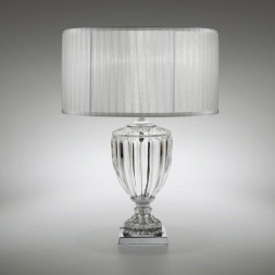 Настольный светильник Italamp 8075/P Transp. / NK / Ivory shade