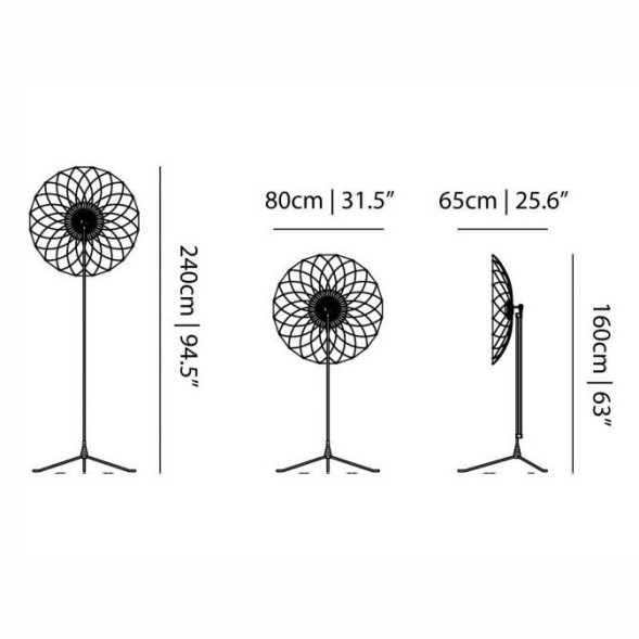 Торшер MOOOI Filigree Floor Lamp MOLFIF