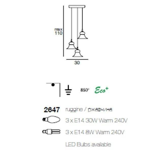 Подвесной светильник Linea Light Mami 2647