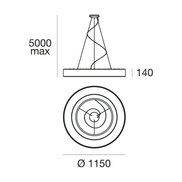 Подвесной светильник Linea Light Saturn 7650