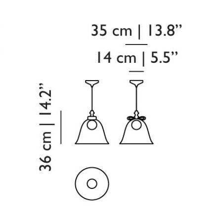 Подвесной светильник MOOOI Bell MOLBES---X1A
