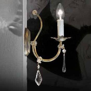 Бра Beby Group Old style 3591/1A Black gold CUT CRYSTAL