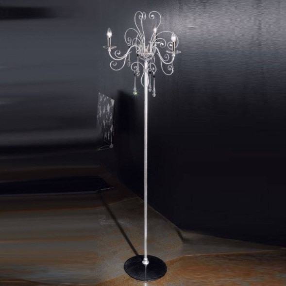 Торшер Masca Damasco 1828/P3 Argento