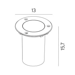 Встраиваемый спот (точечный светильник) Norlys Rena 1550ST