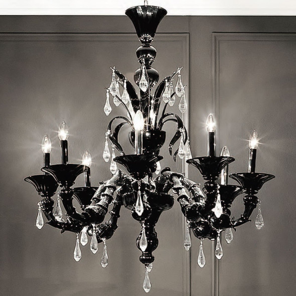 Люстра De Majo 6099 K8 060990K08 black