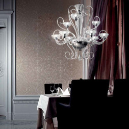 Люстра MURANOdue Gallery Bolero L9 CROMO CRIST 0000755