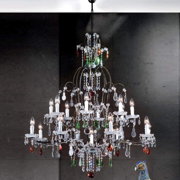 Люстра Orion LU 2370/8+8+1 antik-gold