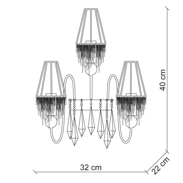 Бра Patrizia Garganti Burlesque PG208