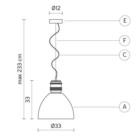 Подвесной светильник Karman Via Rizzo 7 SE694PB