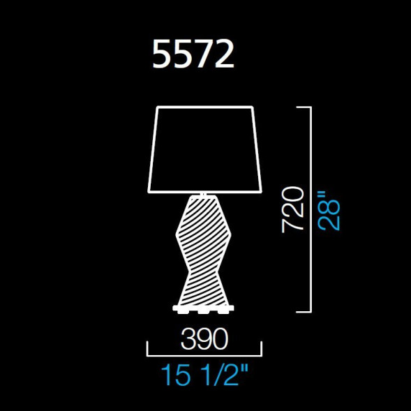 Настольная лампа Barovier&amp;Toso Vania 5572/VL/NN