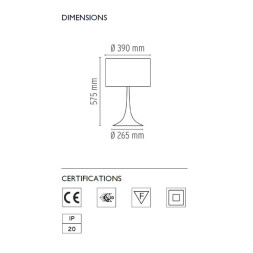 Настольная лампа Flos Spun Light T1 Shiny black F6610030