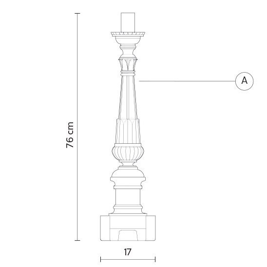 Настольная лампа Karman Don Gino CT118 4G INT